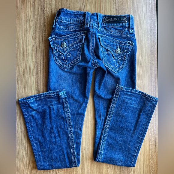 Rock Revival Chrissie Boot Cut Jeans Size 29x30 - Picture 5 of 9